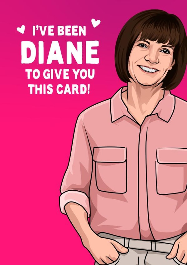 Funny Birthday Card - The Traitors - Diane Pun created by All Things Banter