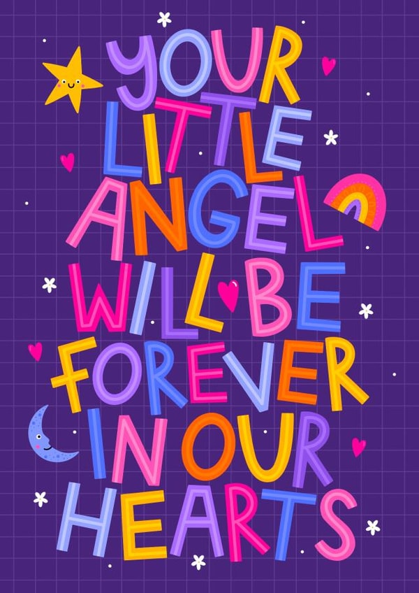 Baby Loss Sympathy Card - Miscarriage - Condolence created by Ludicrous Prints