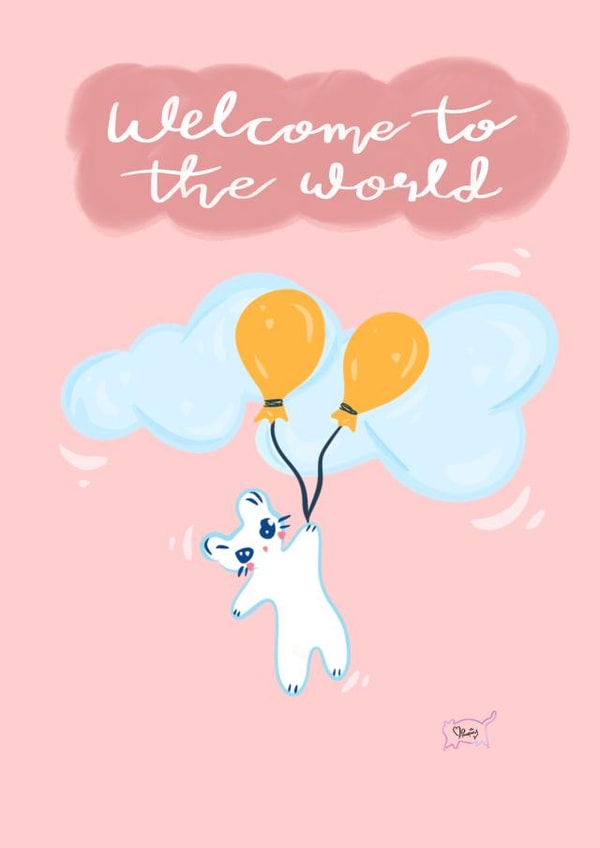 Welcome Little One created by Marie Pawpins