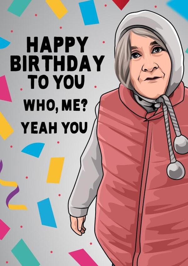 Funny Birthday Card - "do you like me" Meme created by All Things Banter