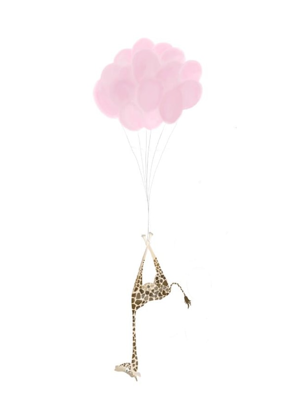 New arrival - baby girl! created by AllyBee Illustrations