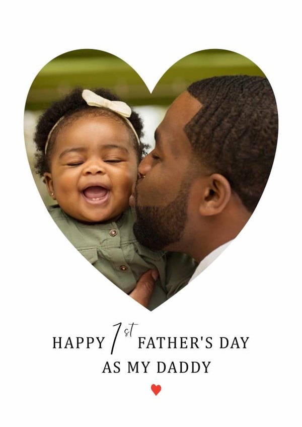 Classic Father's Day Card - First Father's Day - Daddy created by @hollielonglanddesigns