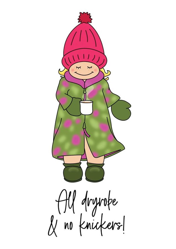 All Dryrobe & No Knickers! created by Little Foxglove