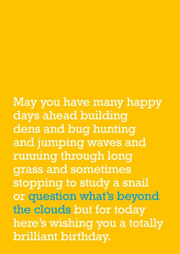 Heartfelt Birthday Card - for Kids created by The Right Lines