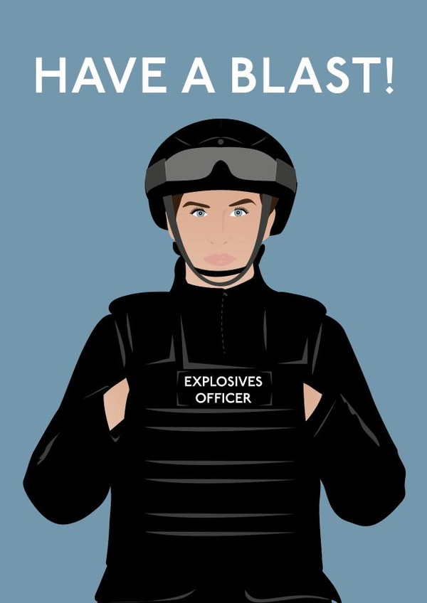 Funny Trigger Point Birthday Card - Have a Blast! created by Mrs Jones Graphic Design Ltd