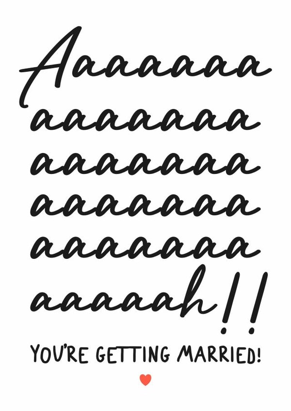 Congratulations For Couple - Engagement Card - Happy Couple - Friend Wedding created by Spark and Wild