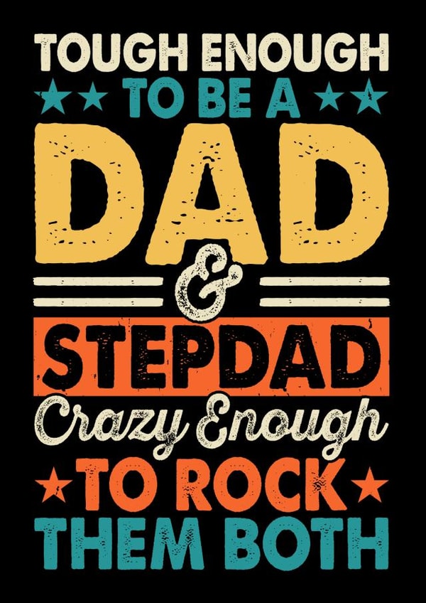 Heartfelt Fathers Day Card - Step Dad created by Sass&Sarcasm