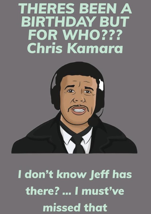 Football funny birthday card created by Sports Cards