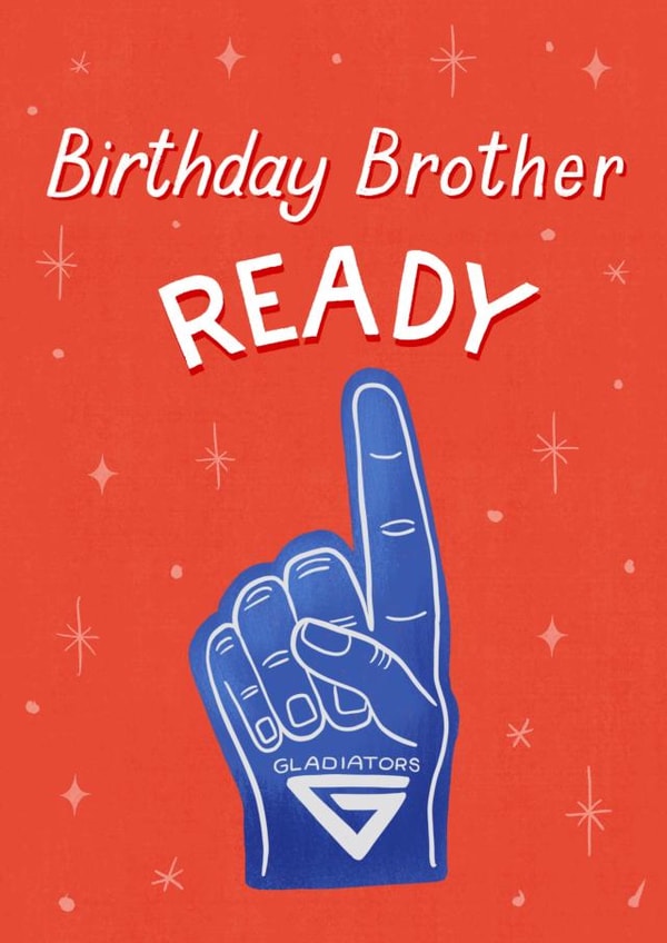 Gladiators Birthday Card - For Brother created by Silky Rose Design