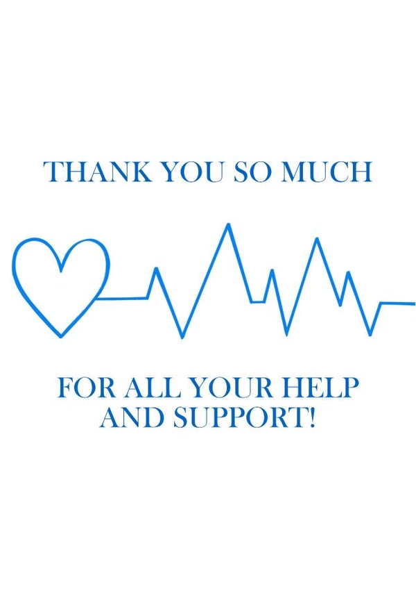 Cute Medical Thank You Card for Doctor, Nurse, Surgeon, Healthcare Assistant created by Gemma Jones