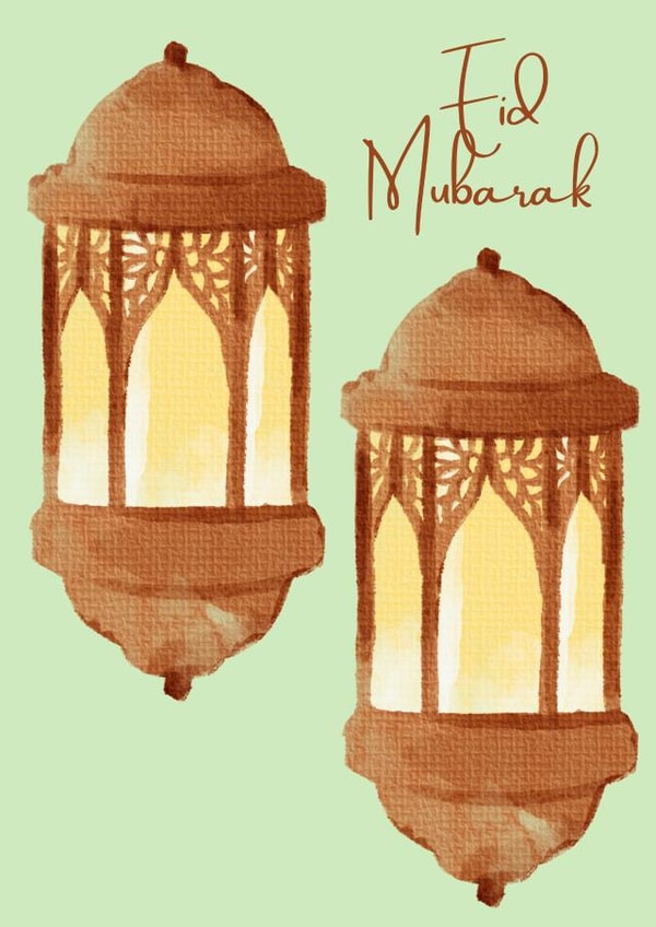 Eid Card lanterns created by Echo°