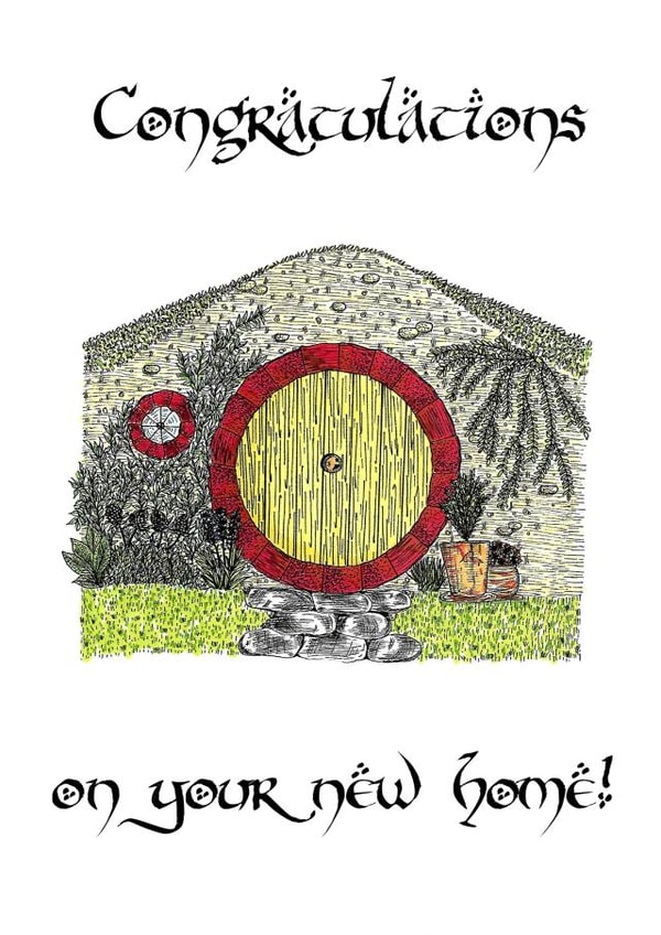 Hobbit Housewarming Card created by Doc_Doodle