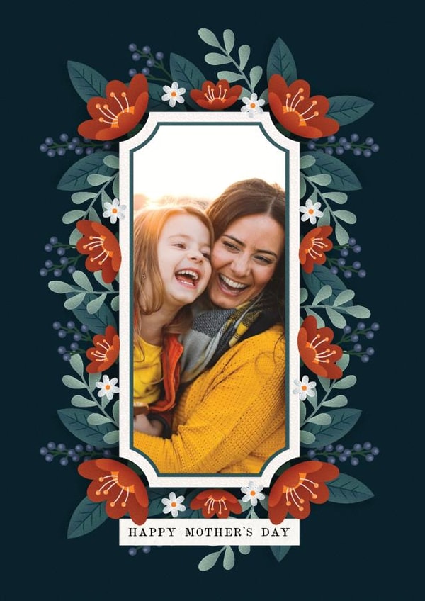 Pretty Mothers Day Photo Card - Floral created by WITH LOVE