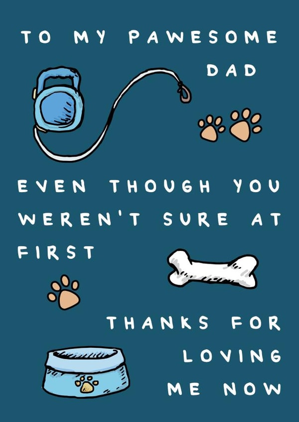 Cute Father's Day Card - Dad Dog created by AbiGoLucky