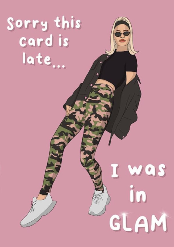 Funny Belated Birthday Card - Real Housewives of Beverly Hills created by The Housewives