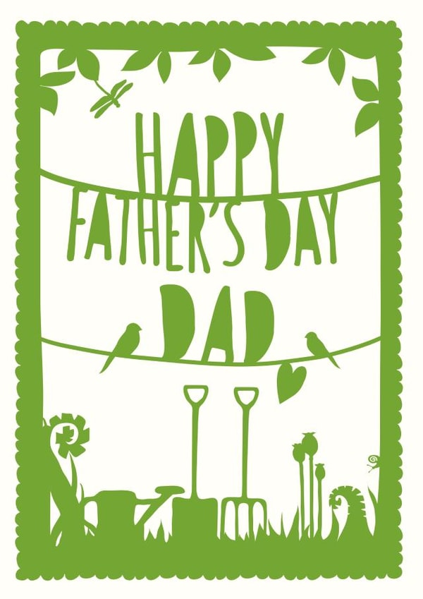 Father's Day Card for a Garden Loving Dad created by Cloud Cuckoo Design