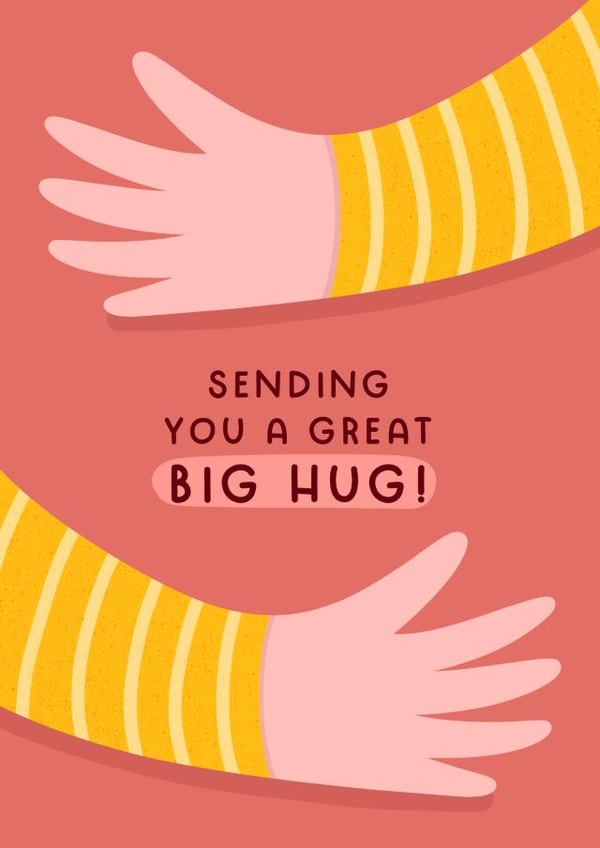 Great Big Hug - Thinking of You - Get Well Soon Card created by Joanne Hawker