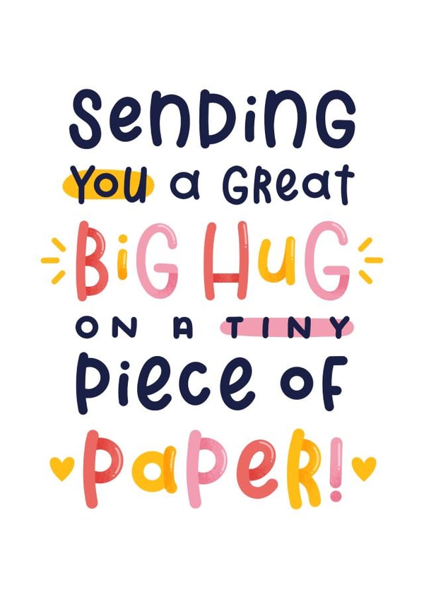 Paper Hug - Thinking of You Card created by Joanne Hawker