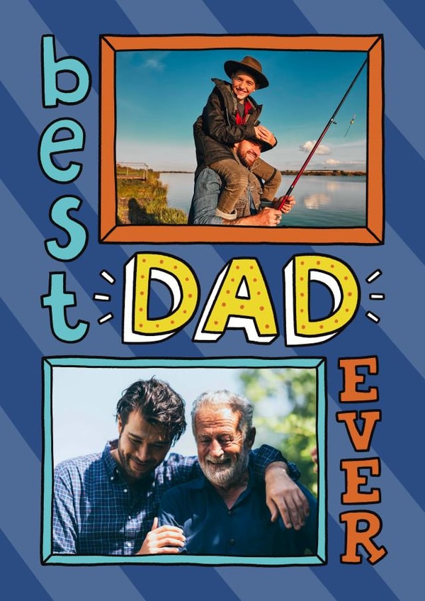 Heartfelt Father's Day Card - Best Dad Ever created by Josie Gledhill