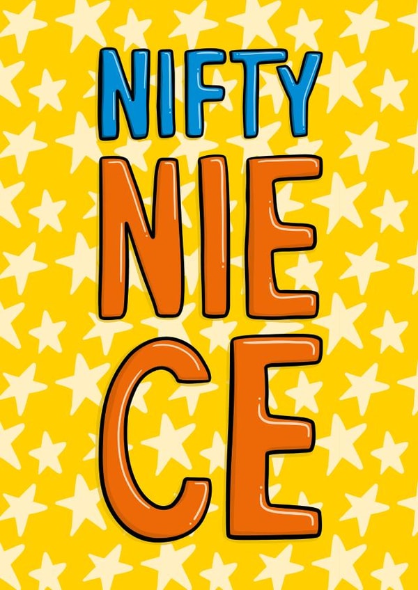 Cute Niece Birthday Card - Nifty Card created by TeePee Creations