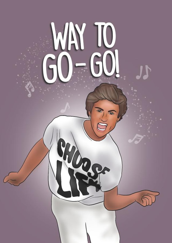 Funny Congratulations Card - Wham - Way to Go-go! created by I Draw Stuff 