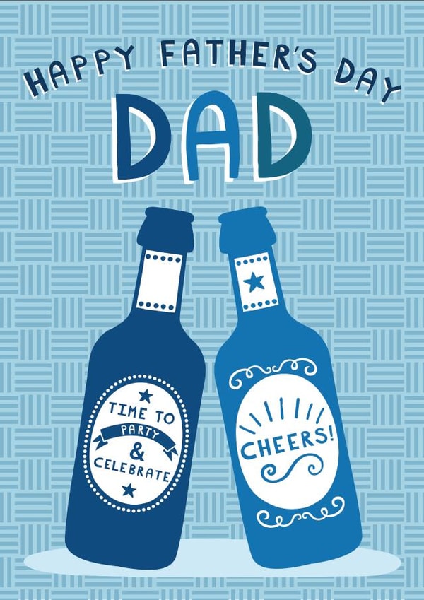 Classic Father's Day Card - Beer - Cheers! created by Sarah Corcoran