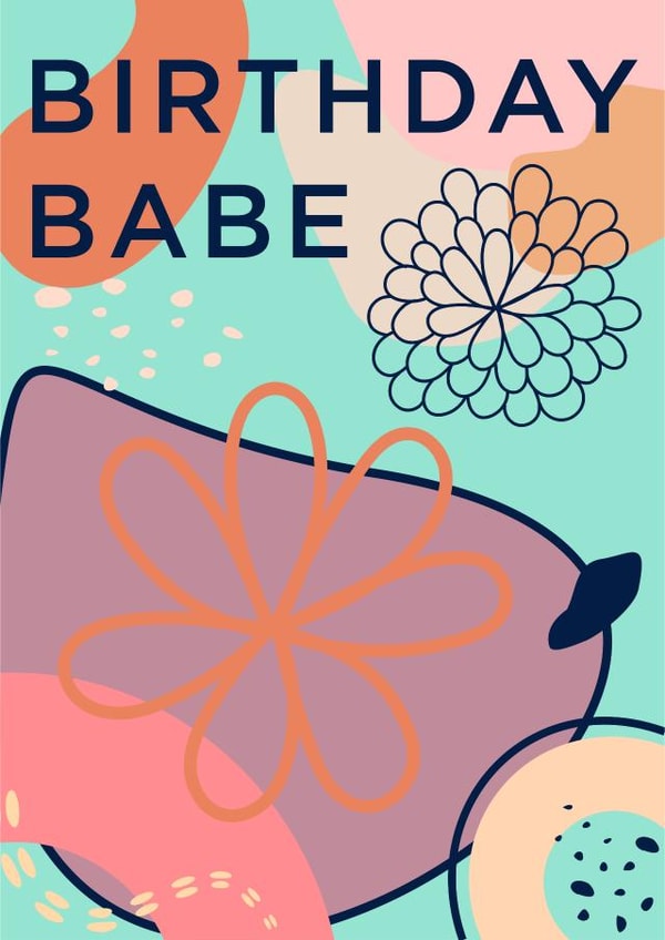 Cute Birthday card for your bestie created by Susiewuzie