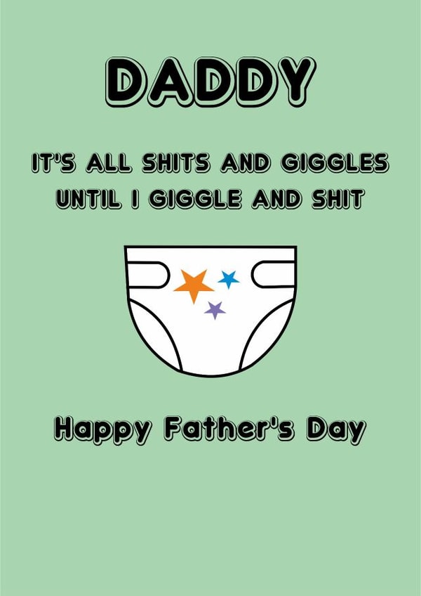Funny Father's Day card from the little one. created by Susiewuzie