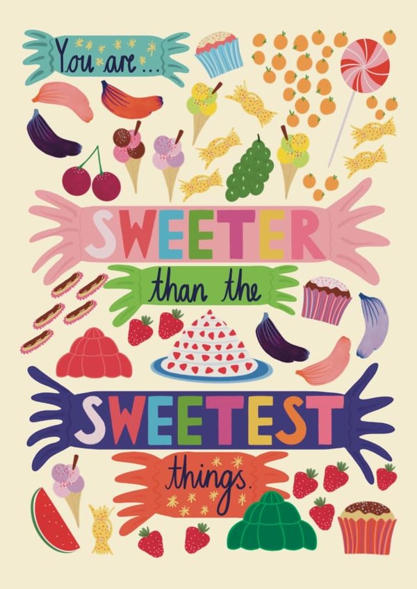 Pretty Just Because Card - Sweeter Than The Sweetest Things created by Isabel Canvas