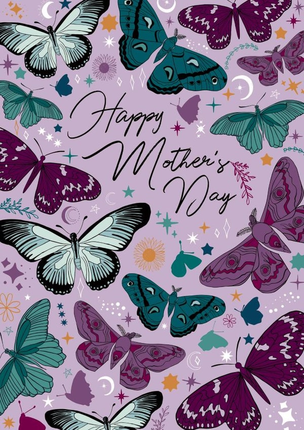 Magical Butterflies Happy Mother's Day Card for Mum created by sundownmoonup