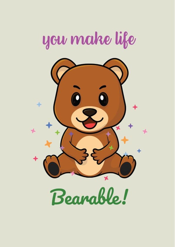 cute anniversary card in funny way created by __ faiziest