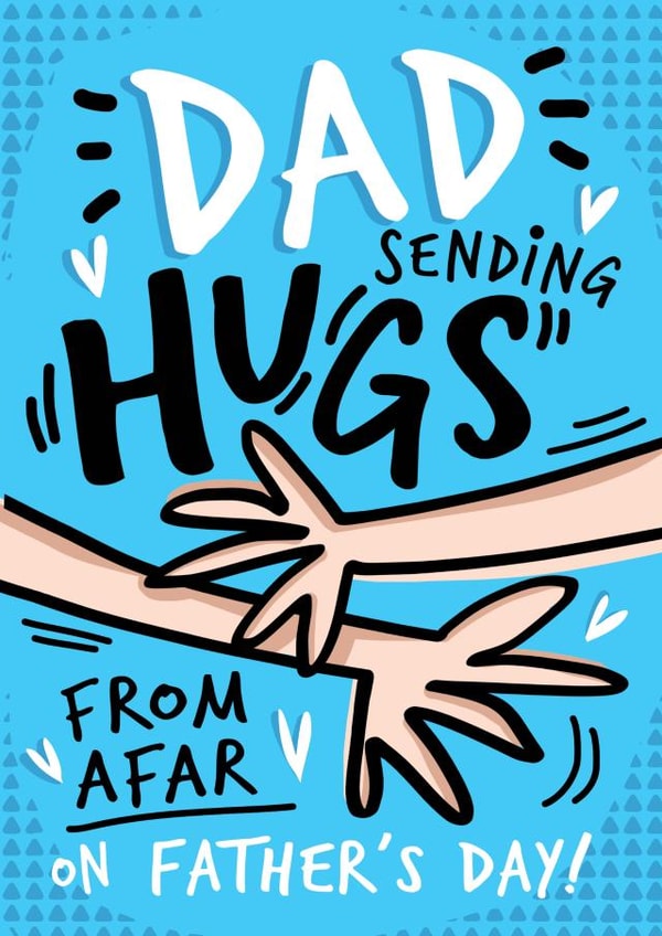 Heartfelt Father's Day Card - Sending Hugs From Afar created by Emma Proctor