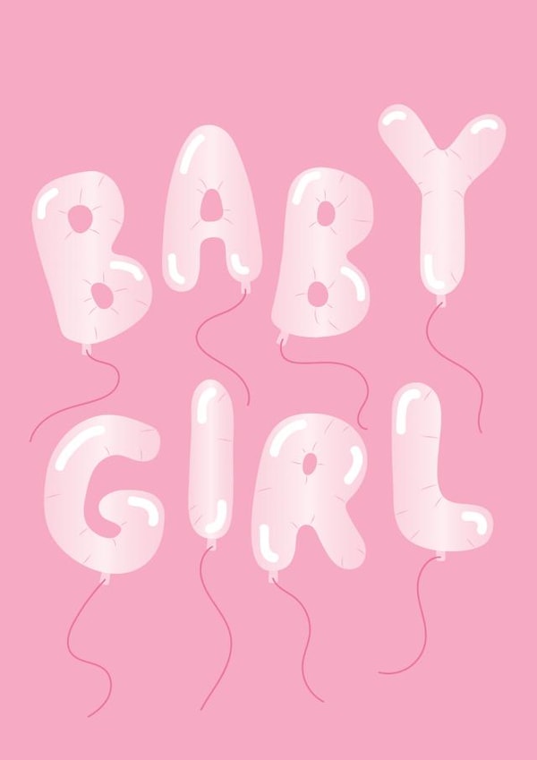 Baby Girl - Congratulations New Baby Card created by All The Best