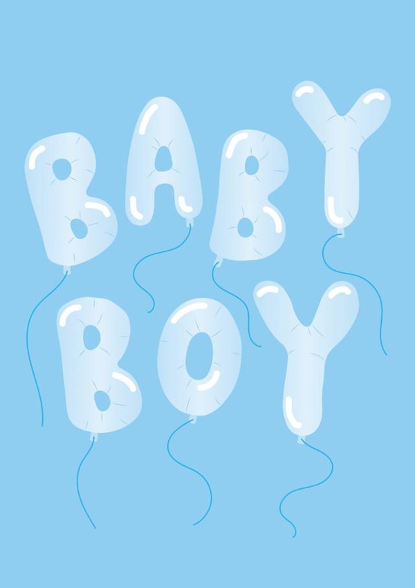 Baby Boy - Congratulations New Baby Card created by All The Best