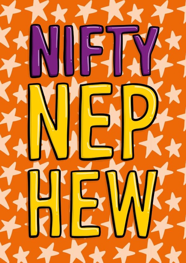 Nephew Birthday Card - Cute Card for Him created by TeePee Creations