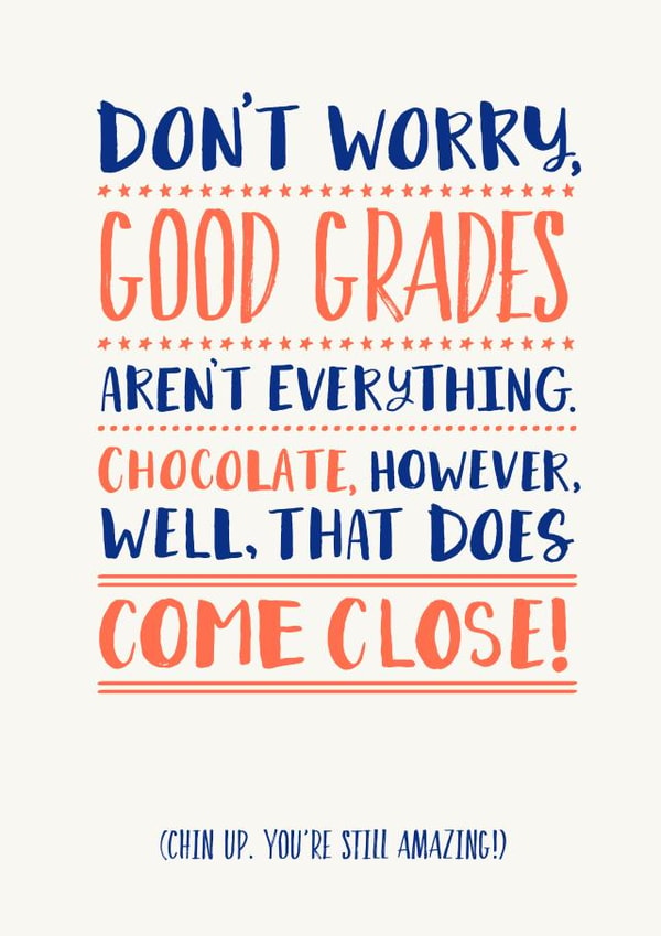 Heartfelt Exam Card - Exam Results created by Dalia Clark Design