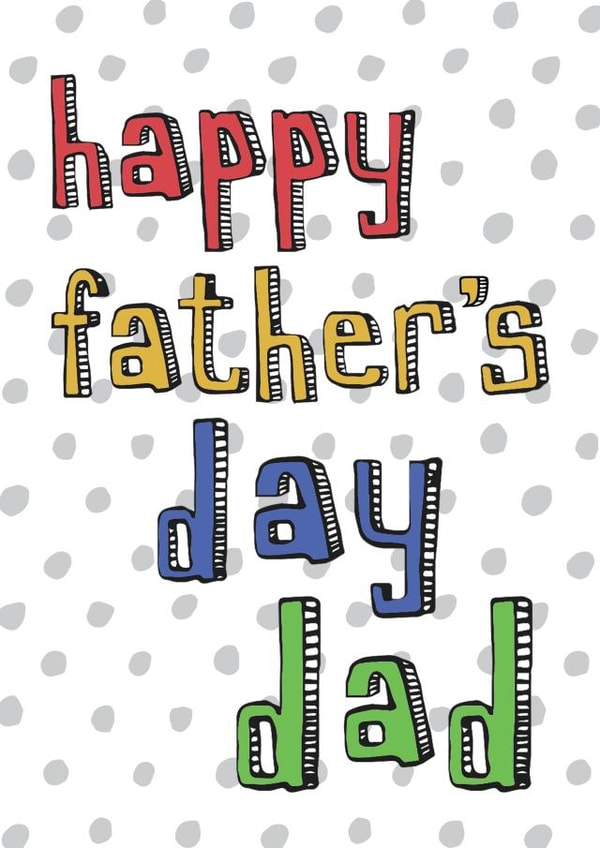 Happy Father's Day Dad Simple Card created by Becka Griffin