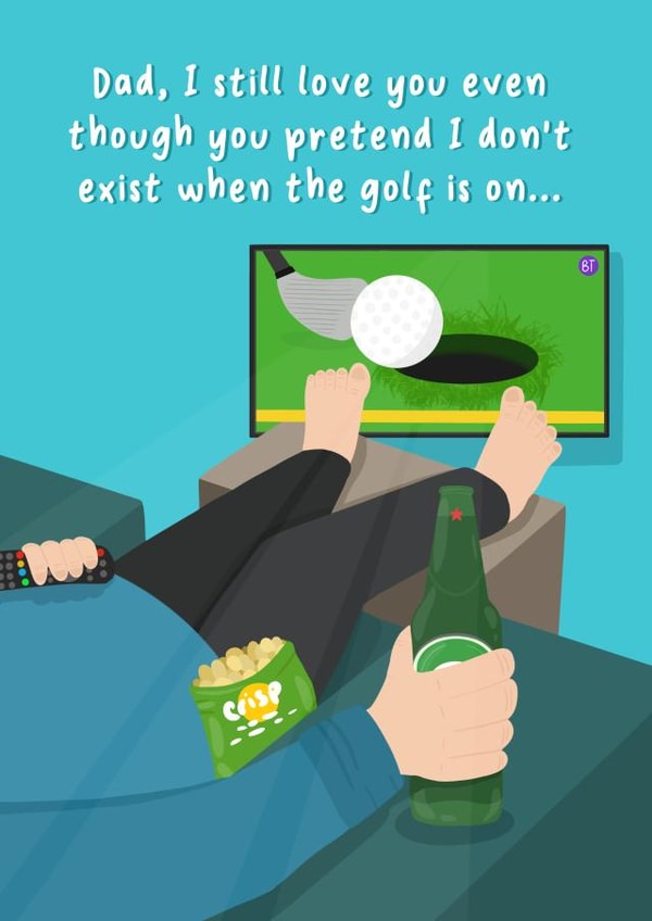 Golf Father’s Day Card created by Sophie Larsson