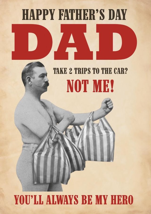 Da doesn't do 2 trips to the car created by Liverpool Card Studio