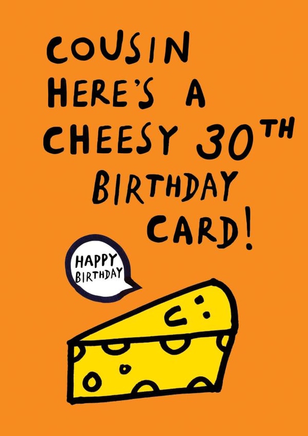 Cousin 30th birthday created by Earlybird