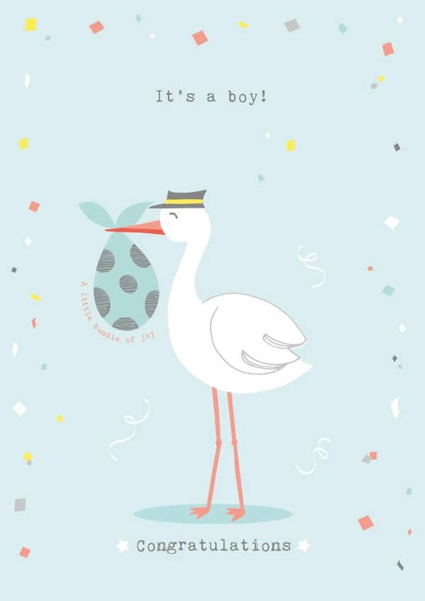 Cute New Baby Boy created by Kath Watmough Designs