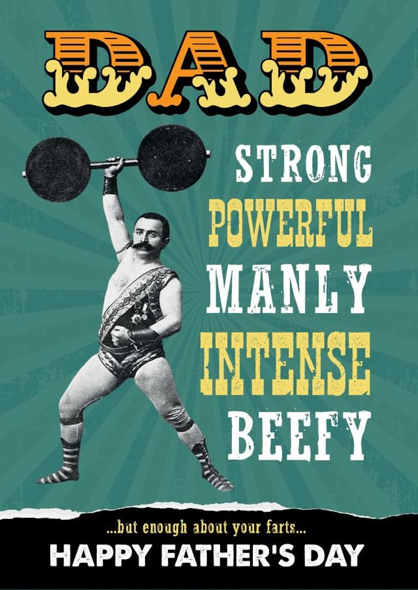 Dad's Farts created by Liverpool Card Studio