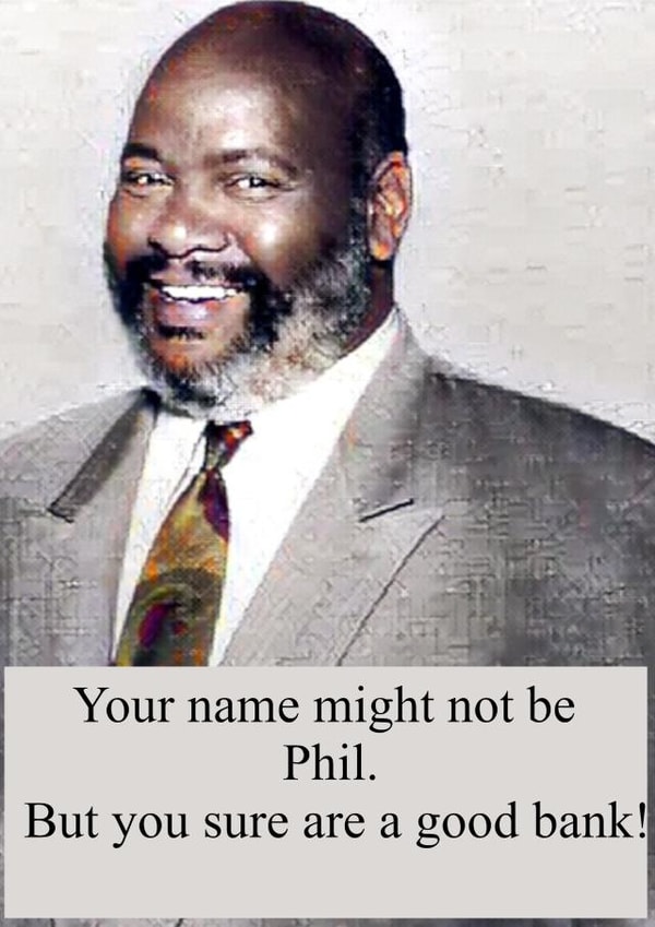 Funny father's day card for dad or relevant other - Fresh Prince Uncle Phil created by Cardagain