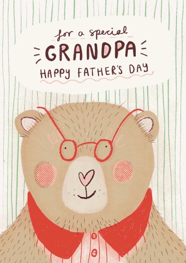Cute Father’s Day Card For Grandpa – For a special Grandpa created by Nicola Scott