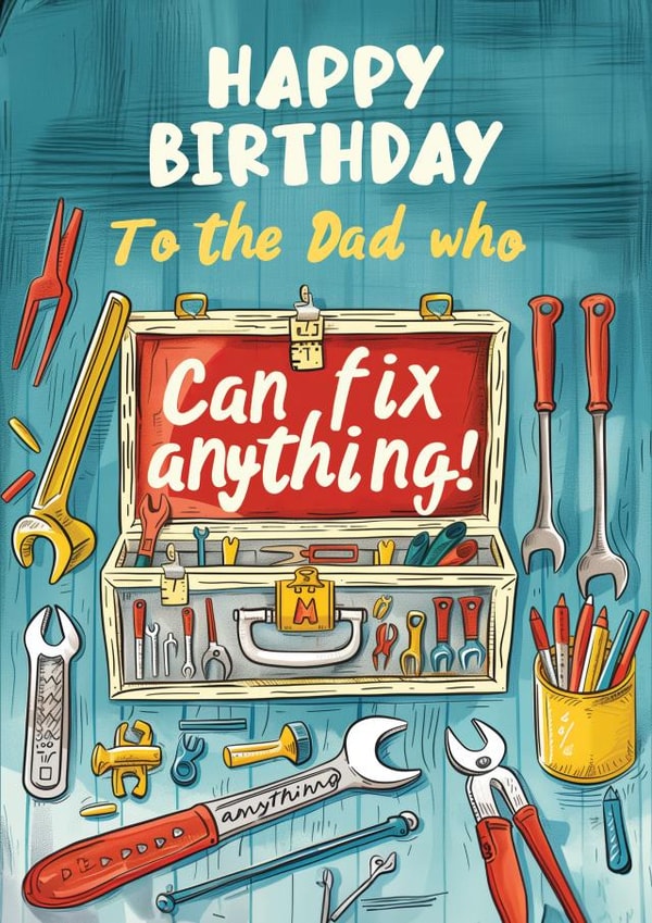 DIY Dad Birthday Card created by Foggish