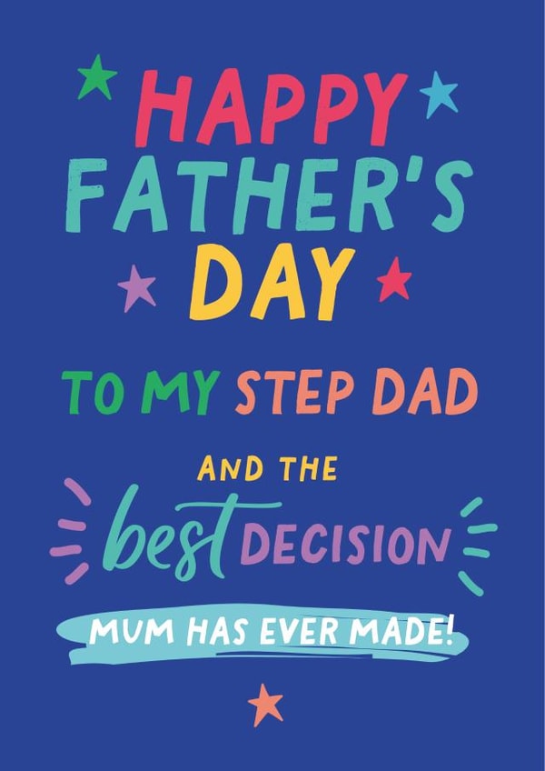 Heartfelt Father's Day Card - For Step Dad created by Percy & Pearl
