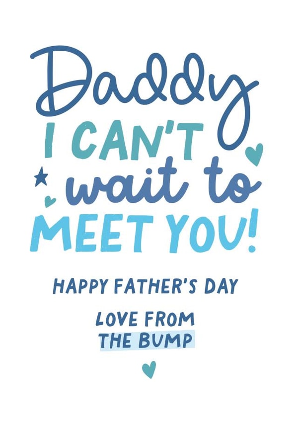 Classic Father's Day Card - From The Bump created by Percy & Pearl