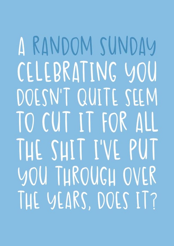 Funny Father's Day Card - Doesn't Quite Seem to Cut It created by Brogan Thomas