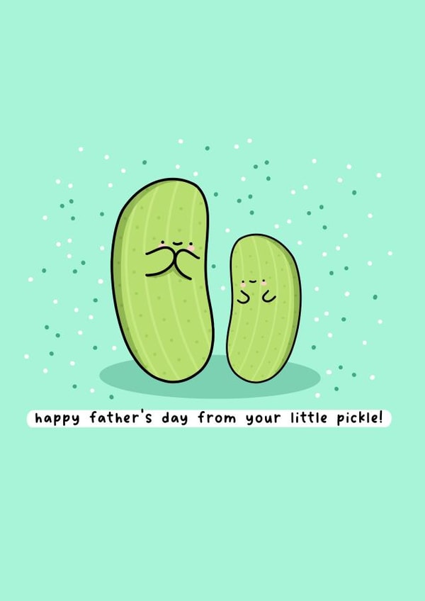 Cute Father’s Day Card - From Your Little Pickle created by Rosalie Perl