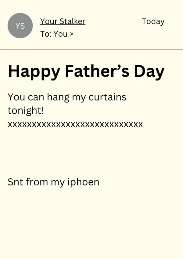 Baby Reindeer Father's day card for your other half - Sent from my iphoen created by RAPPIT